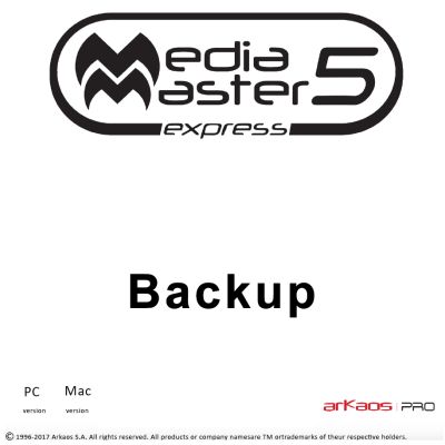 MediaMaster 5 Express  Backup