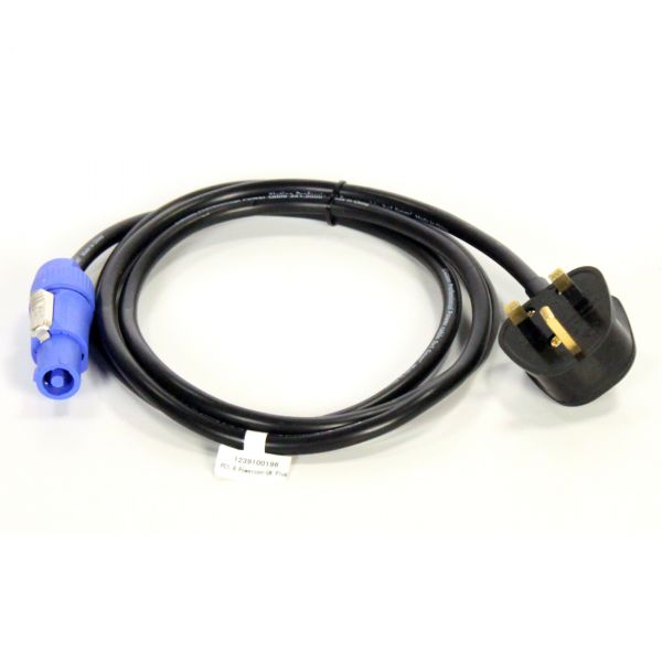 PC 1,8 Locking Power Connector-UK Plug