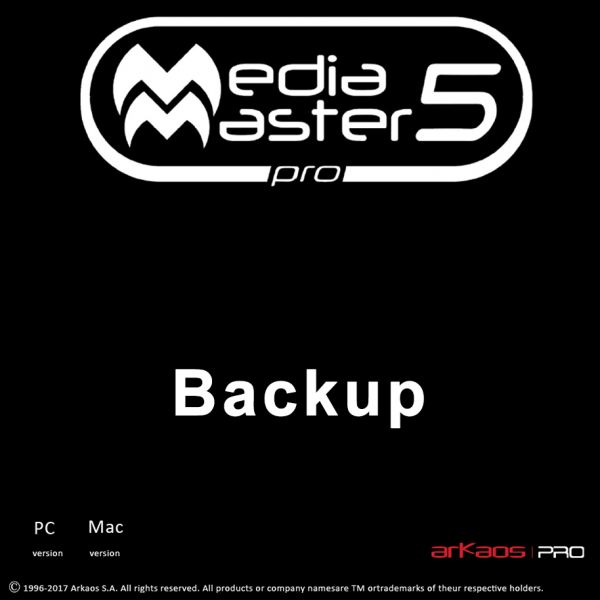 MediaMaster PRO 5 backup