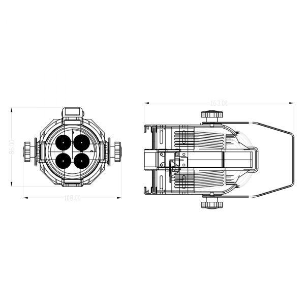 Opti PAR 16 LED 4x1W cw/25 white Picture 7