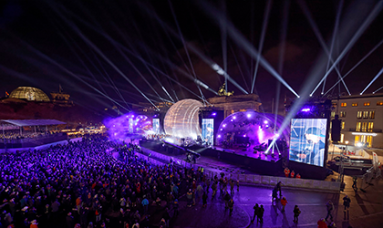 Germany Celebrates Unification Anniversary with Elation Lighting