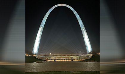 Technical Productions and Elation Proteus revitalize St. Louis Gateway Arch lighting