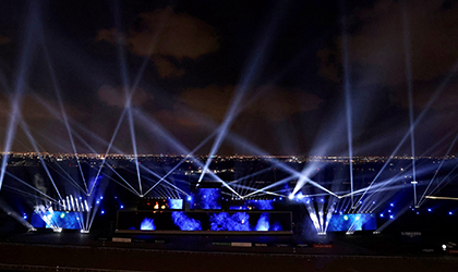 Proteus powers Aaron Russ lighting design for Dubai World Cup Closing Ceremony