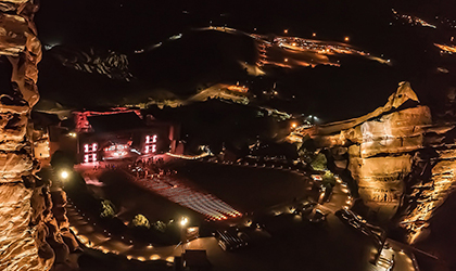 Brown Note turns to Elation IP-rated luminaires for Red Rocks shows