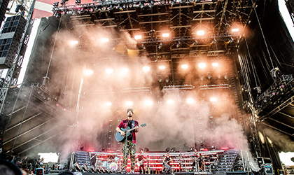 Brown Note Productions supplies weatherproof Elation rigs for fall festivals