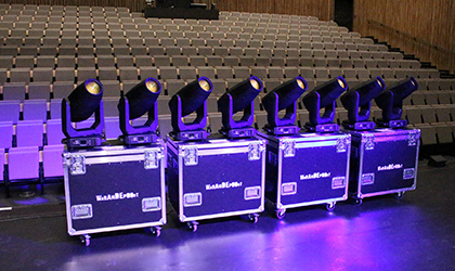 Elation Fuze value for CC de Warandepoort Theatre, Belgium