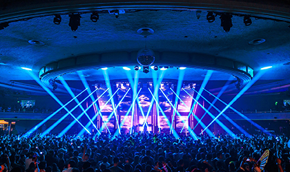 Elation Smarty Hybrid main mover for sold-out Deorro shows at Hollywood Palladium