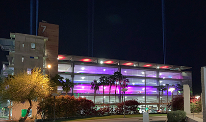 Lightswitch lights drive-thru sensory experience at Arizona State University with Elation