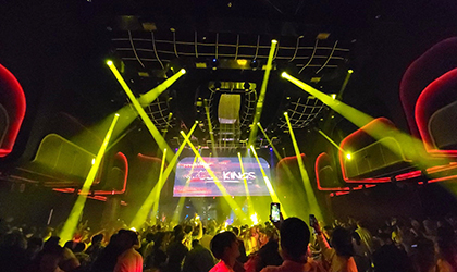 SJ Lighting updates DAER Nightclub lighting with hybrid Fuze SFX LED movers