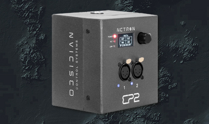 Obsidian Control Systems introduces flexible, compact NETRON EP2 EtherDMX node
