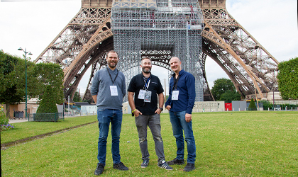 Eiffel Tower lit using 188 Proteus Hybrid for Bastille Day celebration