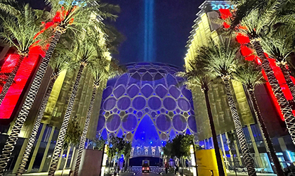 Proteus Excalibur creates elegant finale look at Expo 2020 Dubai Closing Ceremony