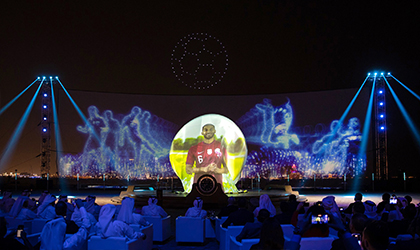 Elation assists on FIFA World Cup Qatar 2022 Official Countdown Clock reveal