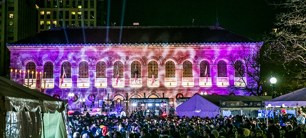 Port Lighting Systems and Elation for First Night Boston