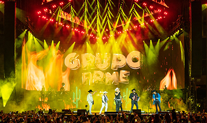 Grupo Firme electrifies stadium crowds with assist from 3G-supplied Elation lighting
