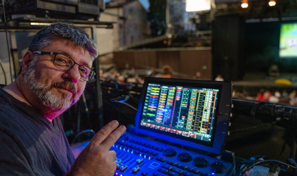 Gian Carlo Vannetti transforms theatrical stages with artistic lighting designs using Obsidian Control's ONYX platform