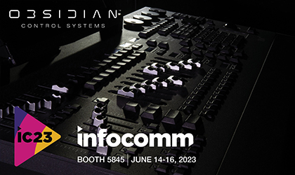 Obsidian to showcase new NETRON installation solutions and world’s first IP65 data distribution range at InfoComm 2023