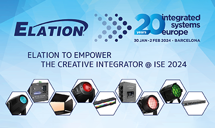 Elation to empower the creative integrator @ ISE 2024