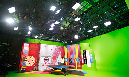 Elation broadcast lighting for Imagen Televisión Olympic Games studio