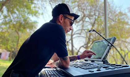 JP Ridgard turns to Obsidian NX4 console for Lowveld Gin Fest, South Africa