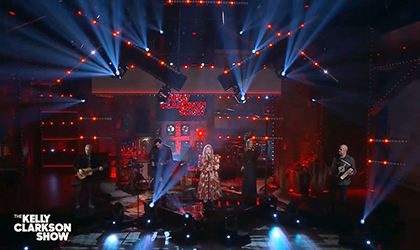 DCLighting keeps it fresh on The Kelly Clarkson Show with versatile Elation lighting