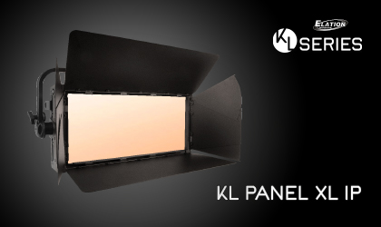Elation full-color KL Panel XL soft light now available in IP65 version