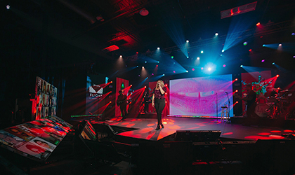 Elation rig lights virtual live event experience like no other