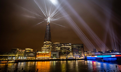 London Welcomes 2021 with Elation Proteus Hybrids