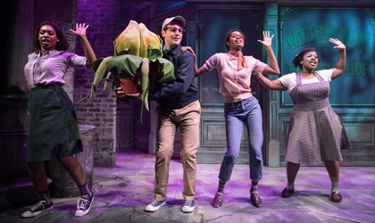 Bradley King lights Little Shop of Horrors with Elation Artiste