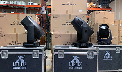 Elation Fuze series the ideal fit for Lite-Tek Entertainment 