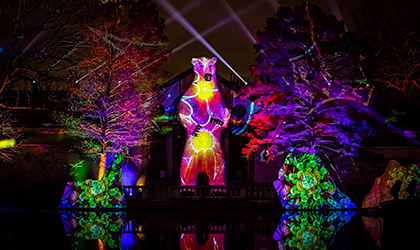 “Perfectly Flawless” Proteus on LumiNature at Philadelphia Zoo