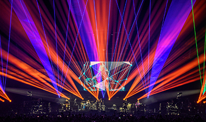 Andrew Liddle lights New Order European Tour with Elation Excalibur