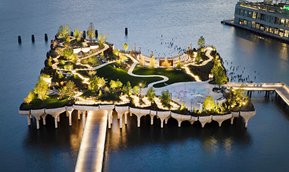 Elation over New York’s Little Island oasis