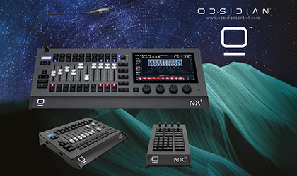 Obsidian Control Systems announces shipping release of NX1 control system and ONYX 4.8 software release