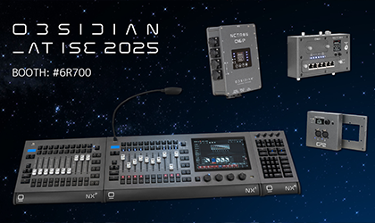 Obsidian to Showcase Cutting-Edge ONYX Lighting Control Innovations at ISE 2025