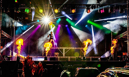 Elation IP-rated lighting the choice for outdoor drive-in events