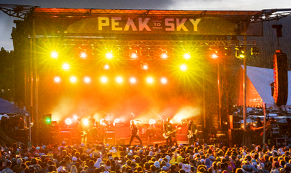 Elation IP65 lighting for Montana’s inaugural Peak to Sky festival