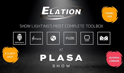 New Elation Proteus, Fuze and KL to show at PLASA 2023