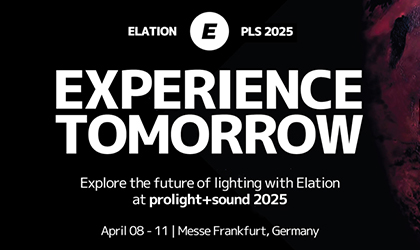 Elation To Bring “Experience Tomorrow” Innovation To Prolight + Sound 2025