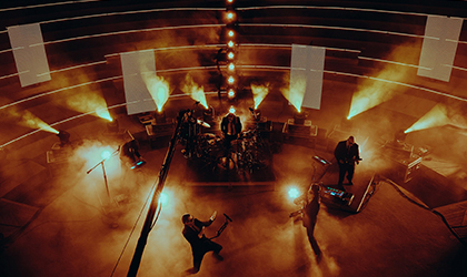 Elation IP-rated lights for Puscifer performance in Arizona desert