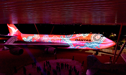Storytelling with Maximus at Qantas Founders Museum, Australia
