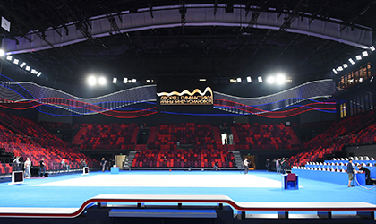 Elation flexibility on display at new Rhythmic Gymnastics Centre in Moscow