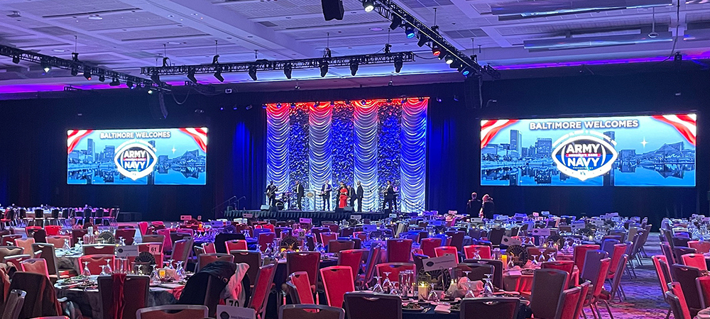 LD Christina Rupp Lights Army–Navy Gala with Elation PARAGON Supplied by Afterglow