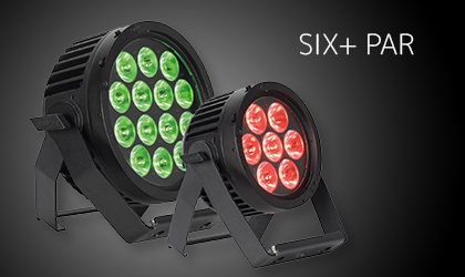 Elation color innovation on display with new SIX+ PAR series