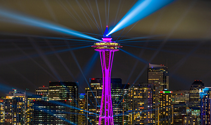 IPS and Elation IP65 an unbeatable team on Space Needle New Year’s Eve show