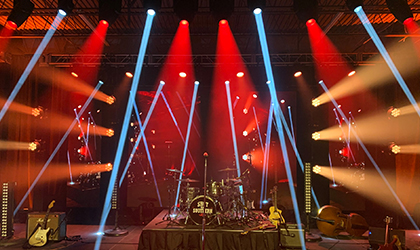 Synergetic offers professional studio for corporate and music clients complete with full Elation rig