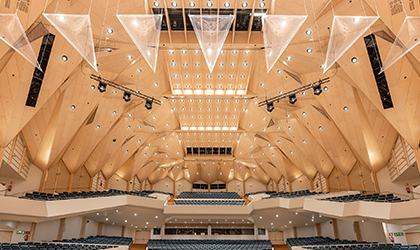 Audico chooses Elation for spectacular house lighting solution at Finnish concert hall