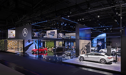 TLD relies on Elation KL series for top standard Mercedes-Benz stand at IAA 2021