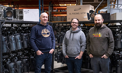 Winkler Livecom invests in 200 Elation KL Fresnel Series Luminaires
