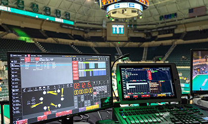 Elation and Thunder City transforming events at Tampa’s Yuengling Center with arena lighting upgrade
